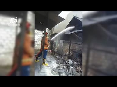 Korsleting Listrik, Warung Makan di Tuban Hangus Terbakar