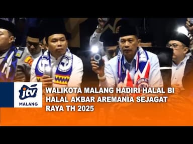 Walikota Malang Hadiri Halal bi Halal Akbar Aremania