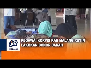 Pegawai Pemkab Malang Rutin Lakukan Donor Darah