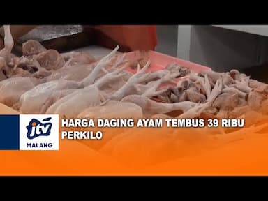 Harga Daging Ayam Tembus Rp 39 Ribu