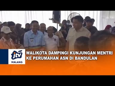 Walikota Dampingi Kunjungan Menteri ke Perumahan ASN