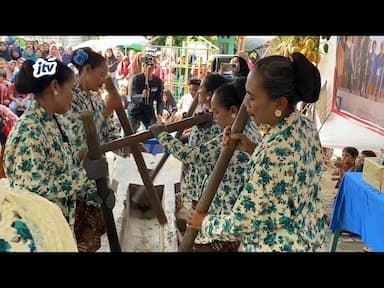 Budayakan Tradisi Nenek Moyang, Warga Tuban Gelar Lomba Tabuh Lesung