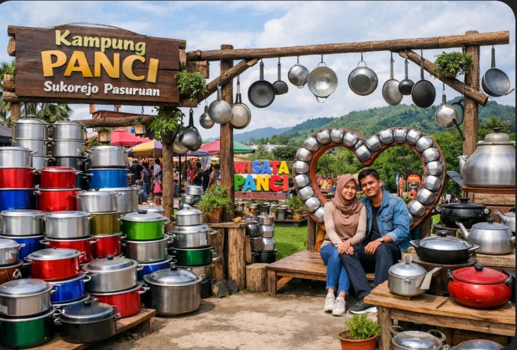 Kampung Panci Sukorejo, Dari Krisis Ekonomi hingga Jadi Destinasi Belanja Unik di Pasuruan