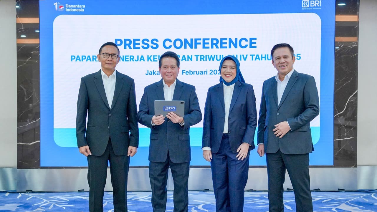 Cetak Laba Rp57,13 Triliun, BRI Tutup Tahun 2025 dengan Kinerja Solid dan Berkelanjutan