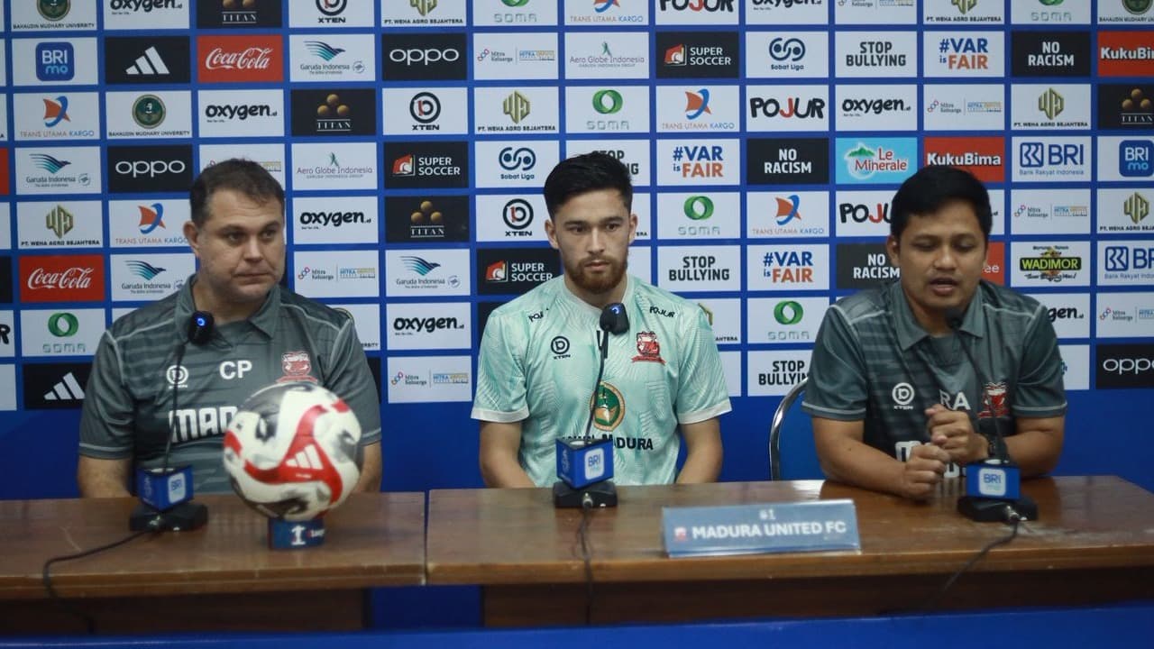 Hadapi Malut United, Madura United Kehilangan Junior Brandao dan Pedro Monteiro