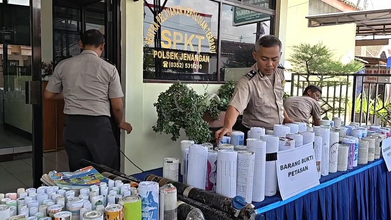 342 Selongsong Petasan Diamankan dari 10 Anak di Ponorogo