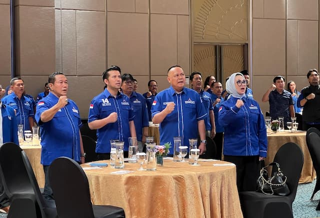 Halal Bihalal Demokrat Jatim, Emil Dardak Pastikan Musda Digelar Tahun Ini