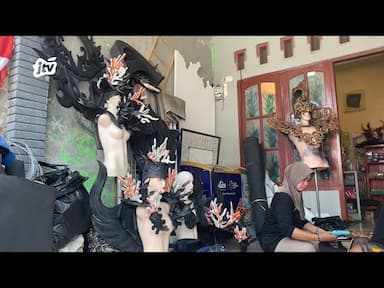 Momen Perayaan HUT RI Ke-80 Persewaan Kostum Karnaval di Tuban Sepi Pesanan